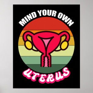 Póster Camiseta de Derechos Reproductivos Camiseta Pro El