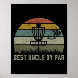 Póster Camiseta de Disc Golf Vintage, Ropa para el Día de