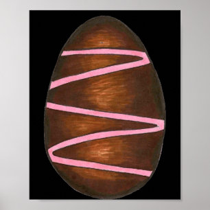 Póster Camiseta de dulces de huevo de pascua de crema de 