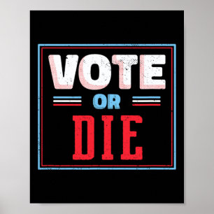Póster Camiseta de Elección Política EEUU Biden Vota o Mu