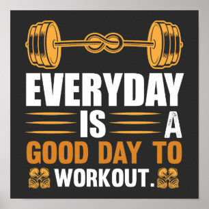Póster Camiseta de entrenamiento: Todos los días son buen