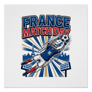 Póster Camiseta de fan de alta energía de las naciones de