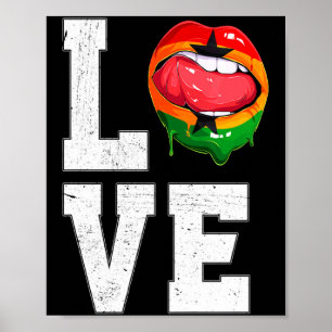 Póster Camiseta de fanático de fútbol de la bandera de Gh