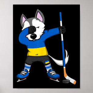Póster Camiseta de fanático de hockey sobre hielo de Ucra