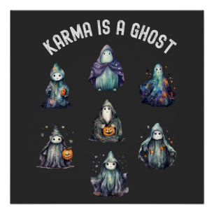 Póster Camiseta de Fantasma Lindo Camiseta de Fantasmas