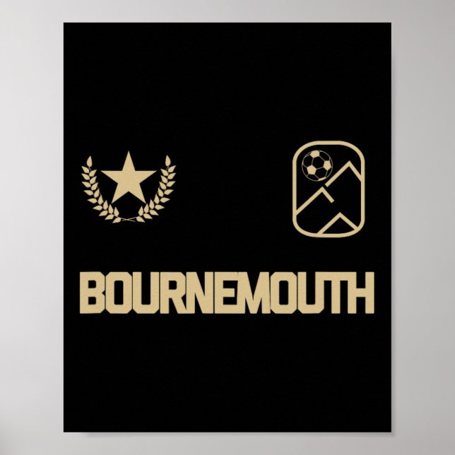 Póster Camiseta de fútbol de Bournemouth  (Frente)