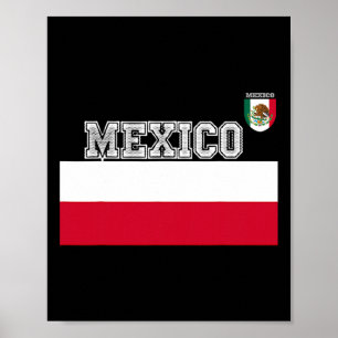 Póster Camiseta de fútbol mexicana verde Kits de Footbyll