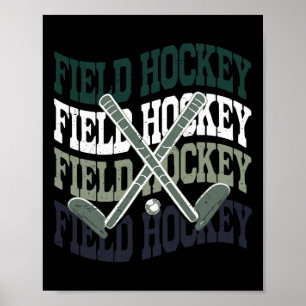 Póster Camiseta de hockey sobre hierba para niñas adolesc