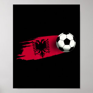 Póster Camiseta de la bandera de Alnia Equipo de fútbol d