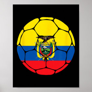 Póster Camiseta De La Selección De Fútbol De Ecuador Ll B