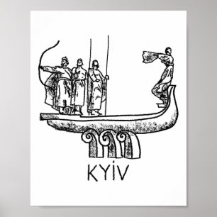 Póster Camiseta de los fundadores legendarios de Kiev Kyi