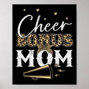 Póster Camiseta de mamá bonificación animadora Leopardo A
