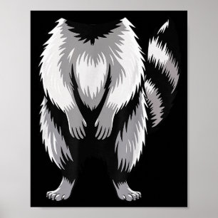 Póster Camiseta de mapache para adultos y niños, disfraz 