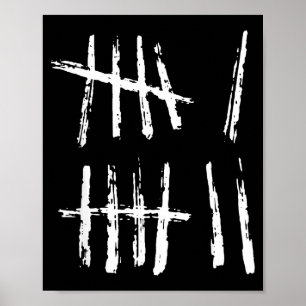 Póster Camiseta de marca de conteo 67 Divertida Seis Siet