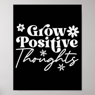 Póster Camiseta de Motivación con Frase de Pensamientos P
