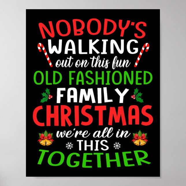 Póster Camiseta de Navidad  (Frente)