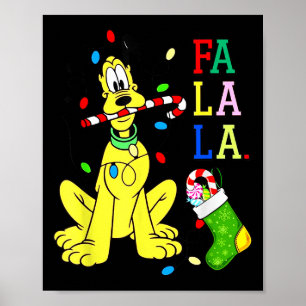 Póster Camiseta de Navidad Bonita La Fa Fa Swea 