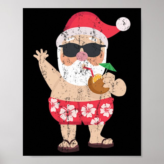 Póster Camiseta de Navidad en Julio  (Frente)