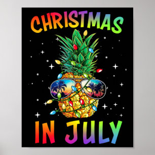 Póster Camiseta de Navidad en Julio Piña Arbol de Navidad