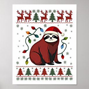 Póster Camiseta de Navidad para regalo de amante de perez