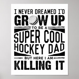 Póster Camiseta de padre de hockey sobre hierba Amante de
