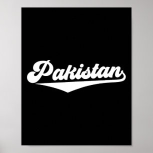 Póster Camiseta de Pakistán Fanático de Cricket de Pakist