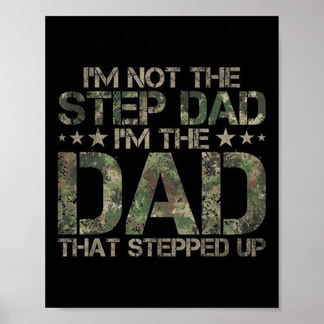 Póster Camiseta de Papá que se Comprometió - Papá que se  (Frente)