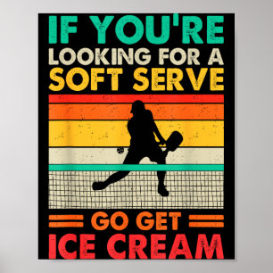 Póster Camiseta de pickleball para hombres mujeres jugado