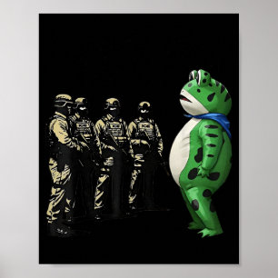 Póster Camiseta de Portland Frog Resist Anti Hielo