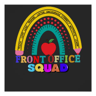 Póster Camiseta de Squad de Oficina Camiseta de Dama de