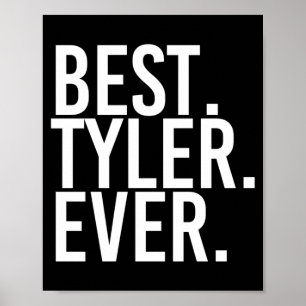 Póster Camiseta de Tyler Divertida Regalo para hombres y