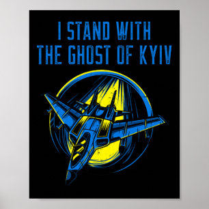 Póster Camiseta de Ucrania – Piloto As I Stand With The G