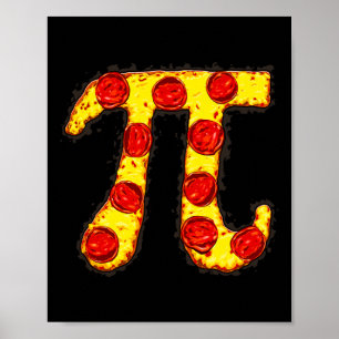 Póster Camiseta del Día de Pi Pizza para Niños Regalo Gee