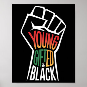 Póster Camiseta del Mes de la Historia Negra para Niños J
