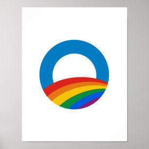 Póster Camiseta del Orgullo Gay Obama
