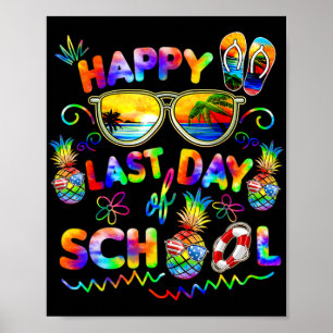Póster Camiseta del último día de escuela Maestros Fin de