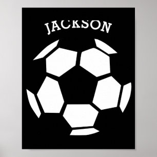 Póster Camiseta deportiva personalizada para niños con ba