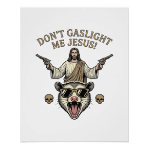 Póster Camiseta Diseño de Grabado Antiguo de Jesús Zarigü
