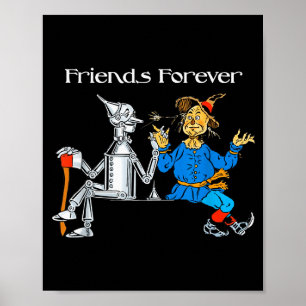 Póster Camiseta Divertida Amigos Por Siempre El Mago De O