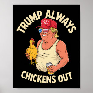 Póster Camiseta divertida Daddy Tarifa Meme Taco Trump Si