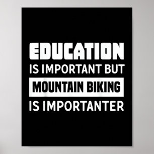 Póster Camiseta Divertida de Bicicleta de Montaña - Bicic