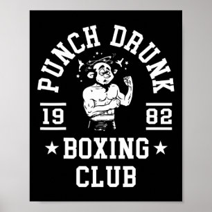 Póster Camiseta divertida de boxeo para boxeadores