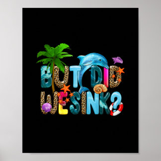 Póster Camiseta Divertida de Crucero. Pero ¿Hundimos los 