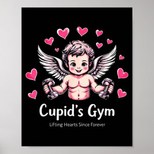 Póster Camiseta divertida de entrenamiento de San Valentí
