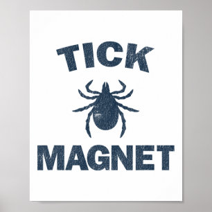 Póster Camiseta Divertida de Insectos y Camping para Iman
