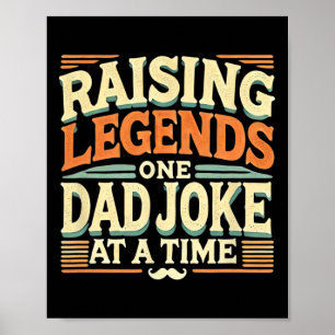 Póster Camiseta Divertida de Papá Chiste de Niños Hombres