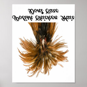 Póster Camiseta Divertida de Pollo Polaco - Pollo Polaco