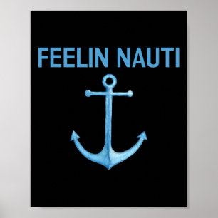 Póster Camiseta divertida de regalo para navegar y navega