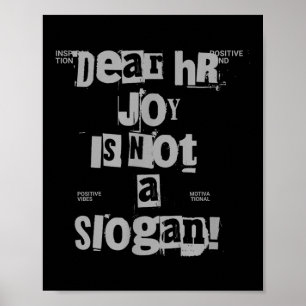 Póster Camiseta Divertida De Trabajo Querido Sr., La Aleg