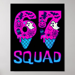 Póster Camiseta divertida del meme de los siete enfermos 